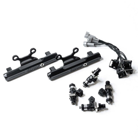 DeatschWerks 02+ Subaru WRX / 07+ STI/LGT Top Feed Fuel Rail Upgrade Kit w/ 2200cc Injectors - 6-102-2200