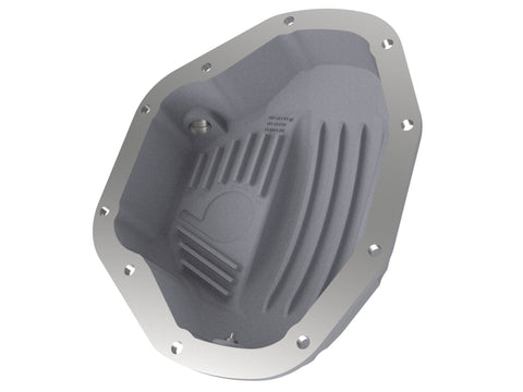 aFe Rear Differential Cover (Raw; Street Series); Dodge Diesel Trucks 94-02 L6-5.9L (td) - 46-70030
