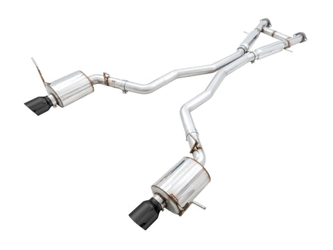 AWE Tuning 2020 Jeep Grand Cherokee SRT Touring Edition Exhaust - Diamond Black Tips - 3015-33121