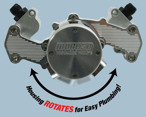 Moroso GM LS Series Electric Water Pump - Billet Aluminum - 63566