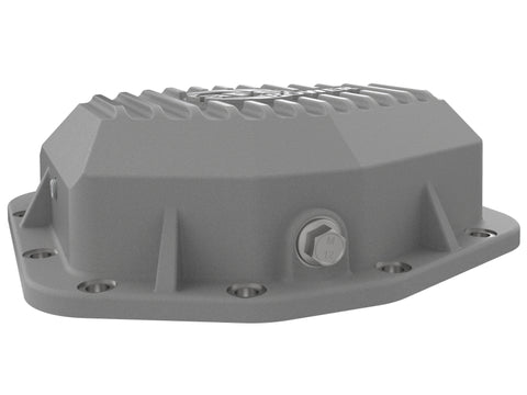 aFe Street Series Rear Differential Cover Raw w/Machined Fins 20+ Jeep Gladiator JT (Dana M220) - 46-71190A