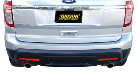 Gibson 11-18 Ford Explorer Base 3.5L 2.25in Axle-Back Dual Exhaust - Stainless - 619693