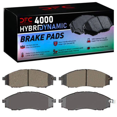DFC 00-24 Nissan XTerra Front 4000 Hybridynamic Brake Pads - 4000-0830-00