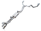 AWE 2024+ Ford Ranger Raptor 3.0L Switchpath Cat-Back Exhaust - Chrome Silver Tips - 3025-32306