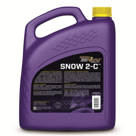 Royal Purple Snow 2-C Synthetic 2-Cycle Snowmobile Motor Oil - 1 Gallon - 43511