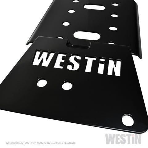 Westin/Snyper 07-11 Jeep Wrangler Transmission Pan Skid Plate - Textured Black - 42-21125