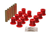 Energy Suspension Fd 4 Wd Frt Sprg Bush Set - Red - 4.2119R
