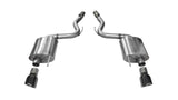Corsa 2015-2017 Ford Mustang GT 5.0 3in Axle Back Exhaust Black Dual Tips (Touring) - 14329BLK