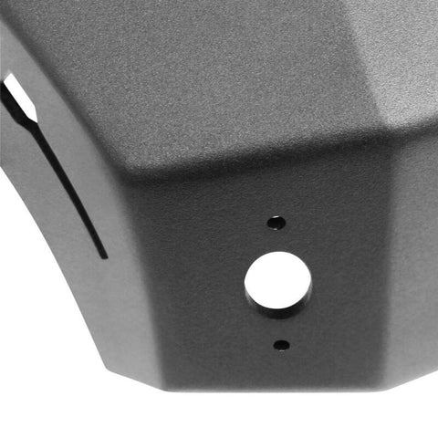 Westin 18-19 Jeep Wrangler JL WJ2 Stubby Front Bumper - Textured Black - 59-80085