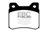 EBC 84-86 Mercedes-Benz 190/190E 2.3 Redstuff Rear Brake Pads - DP3464C