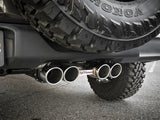 aFe Rebel Series 2.5in. 304 SS C/B Exhaust System 2018 Jeep Wrangler (JL) V6-3.6L - Polished Tip - 49-38071-P