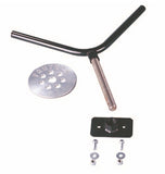 Fabtech Universal Spare Tire Flat Mount - Black - FTT10001BK