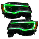 Oracle 1421 Jeep Grand Cherokee Dynamic Headlight DRL Upgrade Kit ColorSHIFT Dynamic - 1284-332