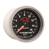 Autometer GM Full Sweep Electric 52mm 0-1600 degree F Pyrometer - 3644-00406