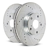 Power Stop 19-21 Kia Forte Front Drilled & Slotted Rotor (Pair) - JBR1904XPR