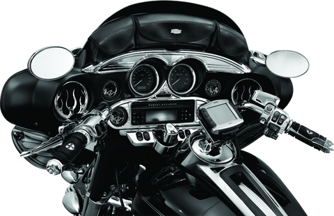 Kuryakyn Stereo Accent 96-13 FL Touring Models Chrome - 3765