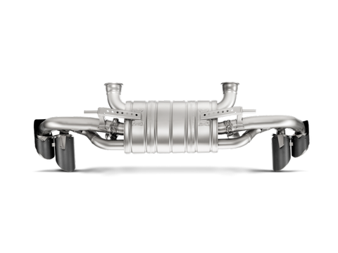 Akrapovic 16-16 Lamborghini Huracan LP 580-2 Coupe/Spyder Slip-On Line (Titanium) w/ Carbon Tips - MTP-LA/TI/2