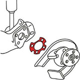 SPC Performance 99-05 VW Golf/Jetta/00-06 Audi TT Nylon Toe Shim (0.50deg.) - 71523