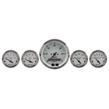 AutoMeter American Platinum 5PC. (3-3/8in. & 2-1/16in.) GPS Speedometer Gauge Kit - 1950