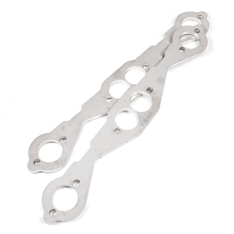 Stainless Works Small Block Chevy Round Port Header 304SS Exhaust Flanges 1-5/8in Primaries - HFSBC1625