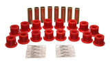 Energy Suspension 94-06 Hummer H1 Red Front & Rear End Control Arm Bushing Set - 3.3189R