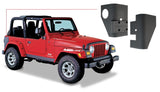 Bushwacker 97-06 Jeep Wrangler Trail Armor Rear Corners - Black - 14001