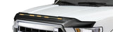 AVS 19-22 GMC Sierra 1500 Aeroskin Low Profile Hood Shield w/ Lights - Black - 753167