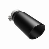 MagnaFlow Tip Stainless Black Coated Single Wall Round Single Outlet 5in Dia 4in Inlet 13in L - 35238