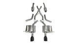 Corsa 11-14 Dodge Durango 5.7L V8 Black Sport Dual Rear Cat-Back Exhaust - 14459BLK
