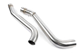 Dinan 23-26 BMW M240i/M240i xDrive (G42) Valved Axleback Exhaust System - Black Tips - D660-0098-BLK