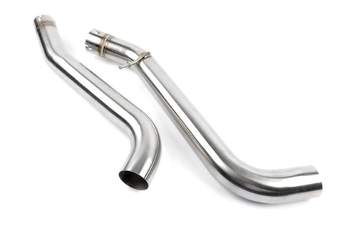 Dinan 23-26 BMW M240i/M240i xDrive (G42) Valved Axleback Exhaust System - Black Tips - D660-0098-BLK