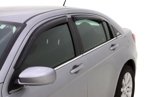 AVS 07-10 Chrysler Sebring Ventvisor Outside Mount Window Deflectors 4pc - Smoke - 94458