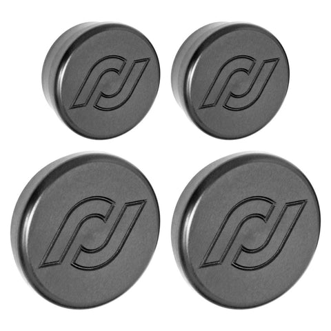 RockJock Jeep JK Wrangler Unlimited Frame Tube & Frame Rail Plug Set - Black Delrin - RJ-600001-BDL