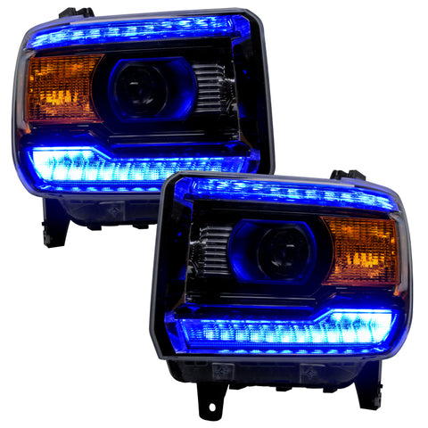 Oracle 14-15 GMC Sierra Headlight DRL Upgrade Kit - ColorSHIFT - 2450-330