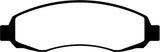 EBC 03-04 Dodge Dakota 2WD 3.7 Greenstuff Front Brake Pads - DP61647