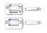 AVS 04-14 Ford F-150 (2 Door w/Keypad) Door Handle Covers (2 Door) 4pc Set - Chrome - 685201