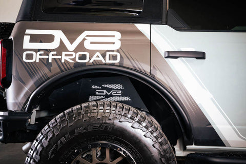 DV8 Offroad 21-22 Ford Bronco Rear Inner Fender Liners - INFEND-05RB