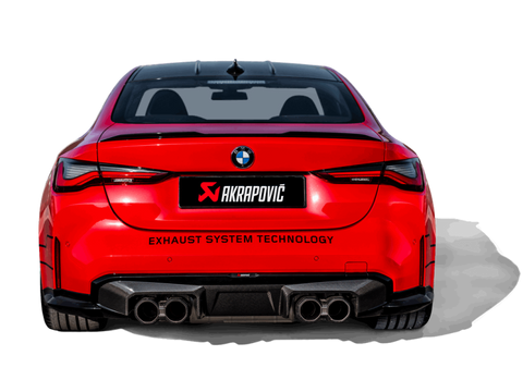 Akrapovic 21-22 BMW M3 (G80) / M4 (G82, G83) Rear Carbon Fiber Diffuser - High Gloss Black - DI-BM/CA/9/GB