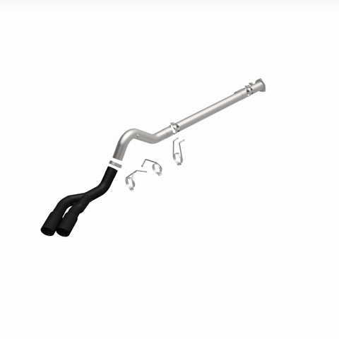 MagnaFlow 08-18 Ford F-250/F-350/F-450 4.6L/6.7 DPF-Back Black 4in Dual Single Rear Exit - 17068