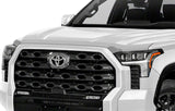 AVS 22-23 Toyota Tundra CC/CrewMax & 2023 Sequoia Aeroskin Low Profile Hood Shield - Chrome - 622294