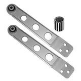 SPC Performance 02-06 Honda CR-V/Acura RSX/03-10 Element Silver Anodized Rear Lower Control Arms - 69400