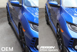 PERRIN 17-18 Honda Civic Type R 64.1mm Hub 5x120 27mm Wheel Spacers (One Pair) - PHP-WHL-027BK