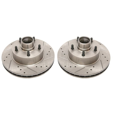 Power Stop 1990 Chevrolet Caprice Front Evolution Drilled & Slotted Rotors - Pair - AR8208XPR