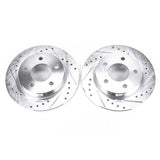 Power Stop 04-13 Mazda 3 Rear Evolution Drilled & Slotted Rotors - Pair - JBR1114XPR