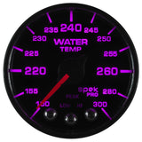 Autometer Spek-Pro - Nascar 2-1/16in Water Temp 100- 300F Bfb Ecu - P546328-N2