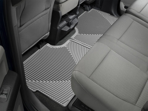 WeatherTech 17+ Ford F-250 / F-350 / F-450 / F-550 Crew Cab Rear Rubber Mats - Grey - W409GR