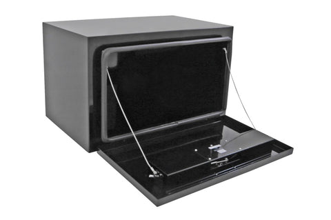 Dee Zee Universal Tool Box - Specialty Underbed Black BT Alum 24X18X18 (Txt Blk) - DZ61TB