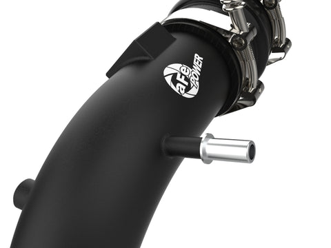 aFe Bladerunner Intercoolers I/C Tubes Hot/Cold 2021+ Ford F-150 V6-2.7L (tt) - Black - 46-20474-B