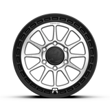 fifteen52 Range HD 17x8.5 6x135 0mm ET 87.1mm Center Bore Machined Clear/Gloss Black Wheel - GHDMC-178565-00