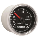 Autometer GS 52mm 30 In Hg.-Vac/30 PSI Mechanical Vacuum/Boost Gauge - 3803